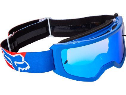 FOX Main Skew Goggle - Spark - OS, WHITE/RED/BLUE MX