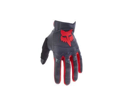 FOX Dirtpaw Glove Ce - Grey/Red MX24 (Varianta FOX Dirtpaw Glove Ce - S, Grey/Red MX24)