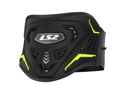 LS2 KOKU KIDNEY BELT BLACK H-V YELLOW (Varianta LS2 KOKU KIDNEY BELT BLACK H-V YELLOW XS-S)