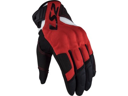 LS2 SILVA MAN GLOVES BLACK RED (Varianta LS2 SILVA MAN GLOVES BLACK RED S)