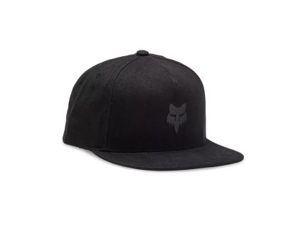 FOX Head Snapback Hat - OS, Black/Charcoal