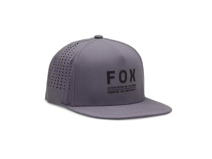 FOX Non Stop Tech Snapback Hat - OS, Steel Grey