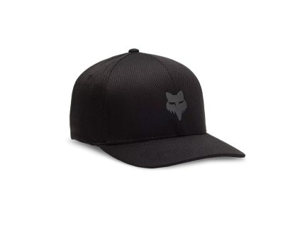 FOX Head Tech Flexfit Hat, Black/Charcoal (Varianta FOX Head Tech Flexfit Hat, Black/Charcoal S/M)
