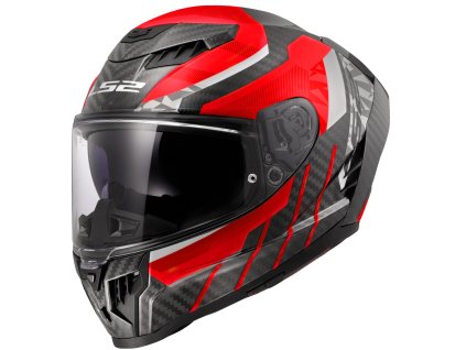 LS2 FF807 DRAGON TRAX RED (Varianta LS2 FF807 DRAGON TRAX RED 3XL)