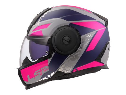 LS2 FF902 SCOPE II OXYD GREY BLUE PURPLE-06 (Varianta LS2 FF902 SCOPE II OXYD GREY BLUE PURPLE-06 3XL)