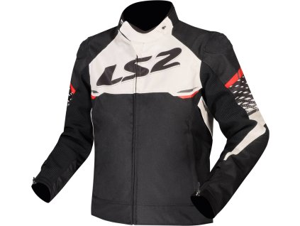 LS2 APEX MAN JACKET BLACK WHITE RED (Varianta LS2 APEX MAN JACKET BLACK WHITE RED XXL)