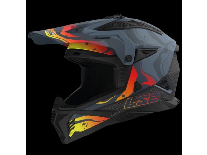 LS2 MX708 FAST II WASH MATT DARK GREY-06 (Varianta LS2 MX708 FAST II WASH MATT DARK GREY-06 XL)