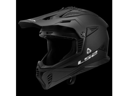 LS2 MX708 FAST II SOLID MATT BLACK-06 (Varianta LS2 MX708 FAST II SOLID MATT BLACK-06 S)