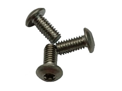 Fastener, Standard: Screw (#8-32X0.375LG)303SS, Button Head Torx Cap