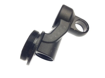 Body Cap: Piggyback (1.459 Bore, .9987 Eyelet Bore, 1.651-24 UNS-2B] 6061-T6 Forging, Blac