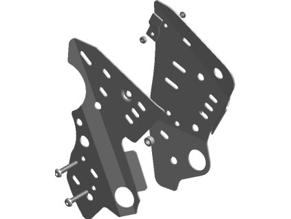 XRW FRAME GUARD - YAMAHA YFM 700