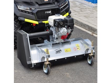 SHARK ATV čelní mulčovač 100cm s  motorem  HONDA GX 270, stříbrná barva