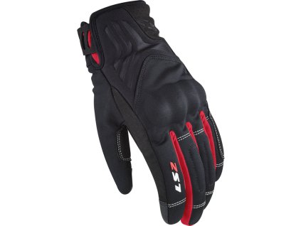 LS2 JET 2 LADY GLOVES BLACK RED (Varianta LS2 JET 2 LADY GLOVES BLACK RED L)