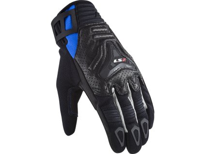 LS2 ALL TERRAIN MAN GLOVES BLACK BLUE (Varianta LS2 ALL TERRAIN MAN GLOVES BLACK BLUE M)