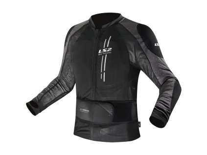 LS2 X-ARMOR MAN JACKET BLACK SILVER (Varianta LS2 X-ARMOR MAN JACKET BLACK SILVER 3XL-4XL)