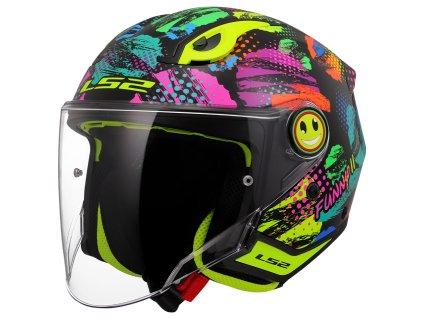 LS2 OF622 FUNNY II JOY BLACK (Varianta LS2 OF622 FUNNY II JOY BLACK L)