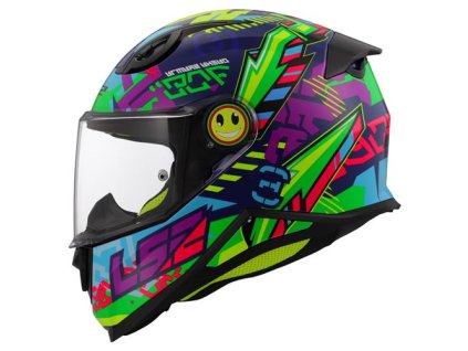 LS2 FF812 KID SVENT BLUE GREEN (Varianta LS2 FF812 KID SVENT BLUE GREEN S)