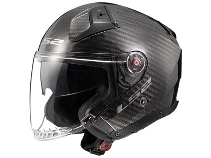 LS2 OF603 INFINITY II GLOSS CARBON-06 (Varianta LS2 OF603 INFINITY II GLOSS CARBON-06 3XL)