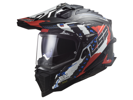 LS2 MX701 Explorer C EXTEND Matt Red (Varianta LS2 MX701 Explorer C EXTEND Matt Red L)
