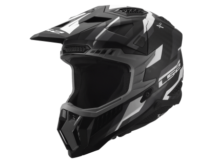 LS2 MX703 X-FORCE PHANTOM BLACK GREY-06 (Varianta LS2 MX703 X-FORCE PHANTOM BLACK GREY-06 3XL)
