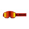 LS2 CHARGER GOGGLE RED WITH IRIDIUM VISOR