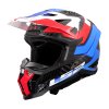 LS2 MX703 X-FORCE GALUO WHITE RED BLUE-06 (Varianta LS2 MX703 X-FORCE GALUO WHITE RED BLUE-06 L)