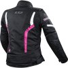 LS2 GATE LADY JACKET BLACK PINK (Varianta LS2 GATE LADY JACKET BLACK PINK S)
