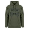Finntrail Hoody ATV skull Khaki (Varianta Finntrail Hoody ATV skull Khaki S)