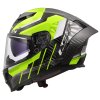 LS2 FF807 DRAGON TRAX H-VIS YELLOW (Varianta LS2 FF807 DRAGON TRAX H-VIS YELLOW L)