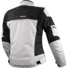 LS2 SHADOW LADY JACKET LIGHT GREY BLACK ORANGE (Varianta LS2 SHADOW LADY JACKET LIGHT GREY BLACK ORANGE S)