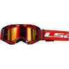 aura goggle black red iridium visor 7201002032