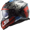 LS2 FF800 Storm SPRINTER Black Red Titanium (Varianta LS2 FF800 Storm SPRINTER Black Red Titanium XS)