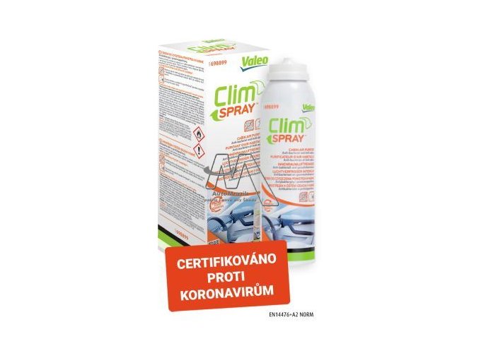 Čistič klimatizace Valeo Clim spray  - 125ml