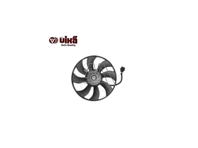 Ventilátor, větrák chladiče Fabia I, II, Roomster 385mm