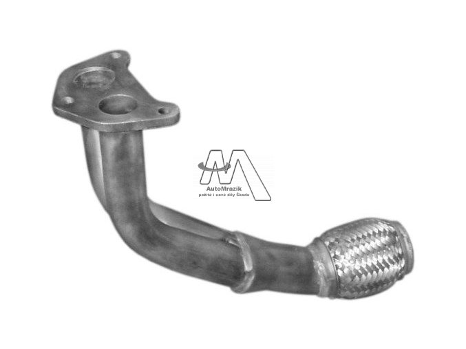 Výfuk první díl bez katalyzátoru Škoda Octavia 1.6 55kW