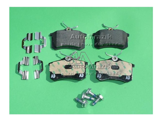 Brzdové destičky zadní Octavia I, II, Fabia I II, Roomster, Rapid pro kotouč 232x9, 255x10mm