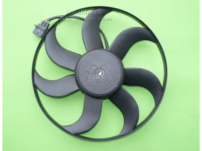 automrazik 6Q0959455AD Ventilátor, větrák chladiče Fabia I, II, III, Roomster, Rapid 390mm
