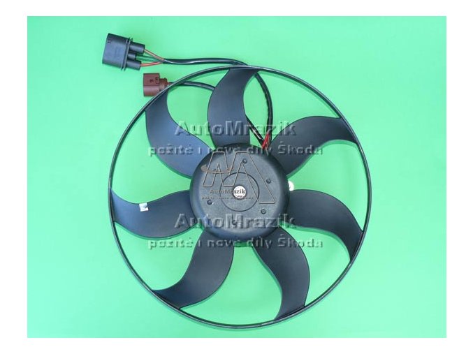Ventilátor, větrák chladiče Octavia II, Fabia II, Superb II, Yeti 360mm 220W