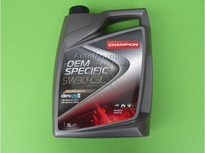 automrazik 8208911 Olej motorový 5W 30 syntetický CHAMPION OEM SPECIFIC C3 5 L.