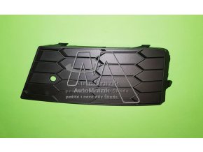 automrazik 5E0807682B Mřížka, krytka předního nárazníku pravá Škoda Octavia III model RS bez parkovacích senzorů