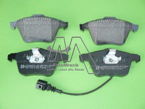 automrazik 1K0698151B Brzdové destičky přední Superb II pro kotouč 345x30mm