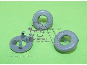 automrazik 6U08671095SE Plastový, vodící kroužek pro kolík zajištění dveří Škoda Felicia 1998 šedý. jpg