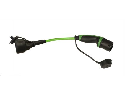 Adaptér Typ 2 samec - IEC 230V 16A zásuvka