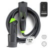 green cell habu ev mobile charger 11kw 7m type 2 to cee 16a wallbox 2in1 with gc app for electric vehicles tesla model y 3 s x