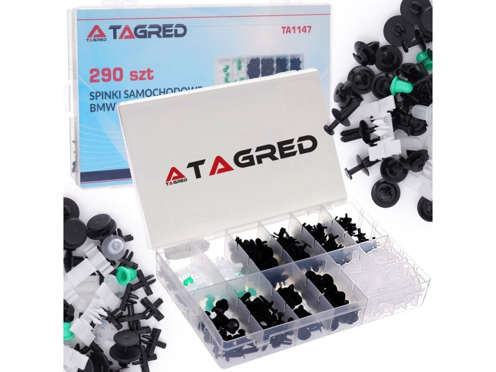Plastové spojovací spony a příchytky sada 290 ks na BMW TAGRED