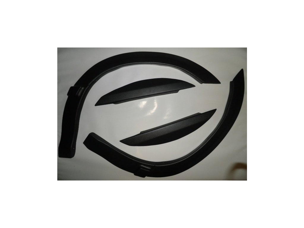 Plastové lemy blatníku Opel Astra F 1991-2002 široká lišta