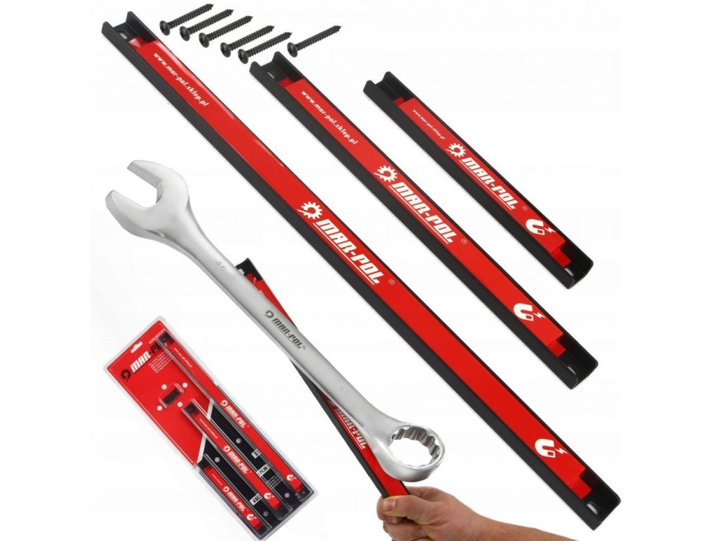 Magnetická lišta 3ks, 23, 37, 48cm MAR-POL