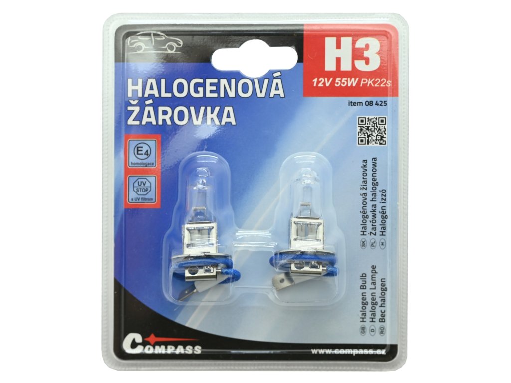 Žárovka 12V  H3  55W Pk22s blister 2ks