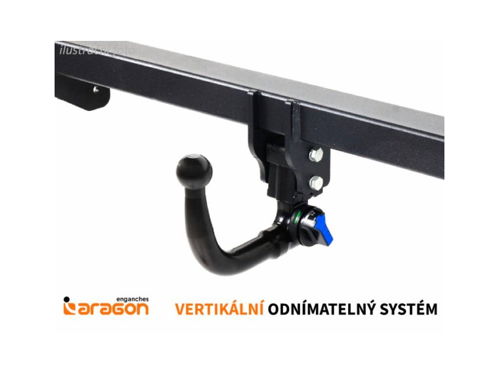 Tažné zařízení Fiat Tipo HB 15-, vertikal
