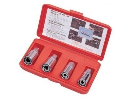 Sada vnitřních nástrčných klíčů na vytahování poškozených šroubů 1/2" (šteftů) M6-M12 4 ks - C067115